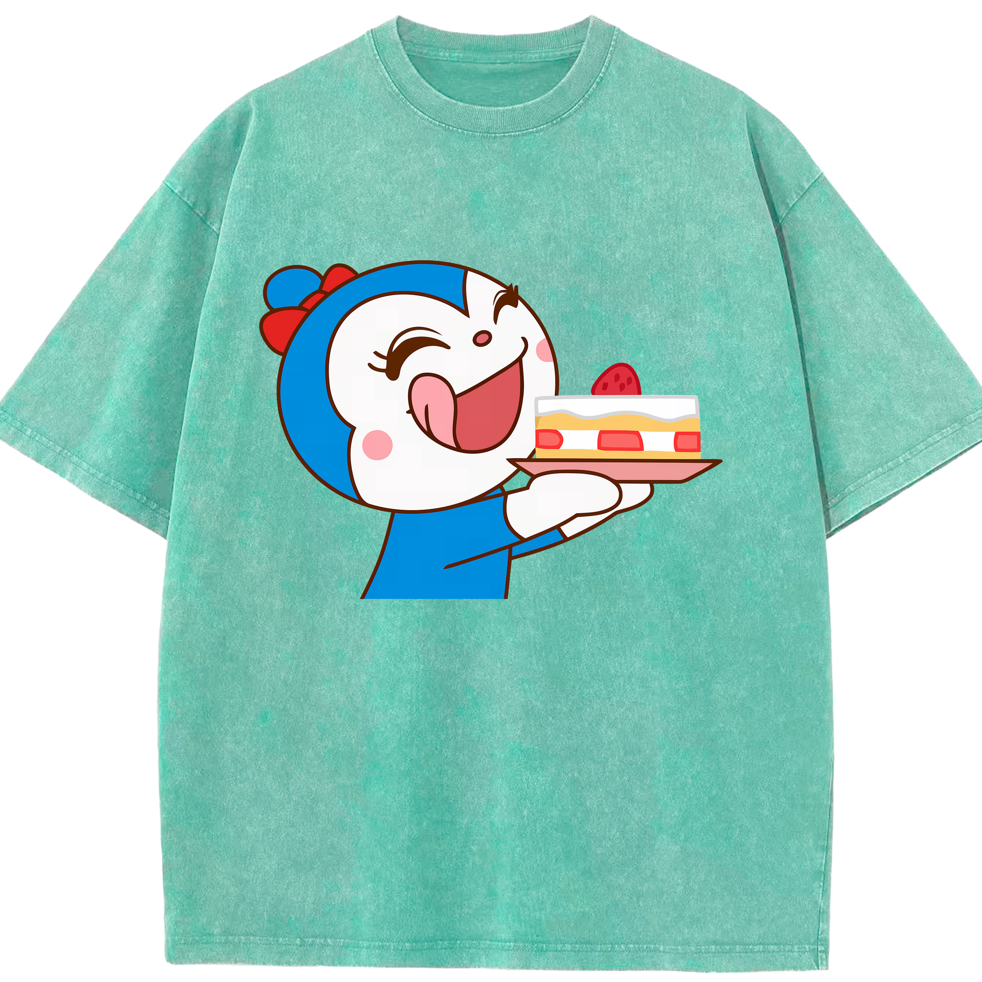 （画像用） アンパンマン Anpanman 綿100% ヴィンテージ風 半袖Tシャツ（フロントプリント）